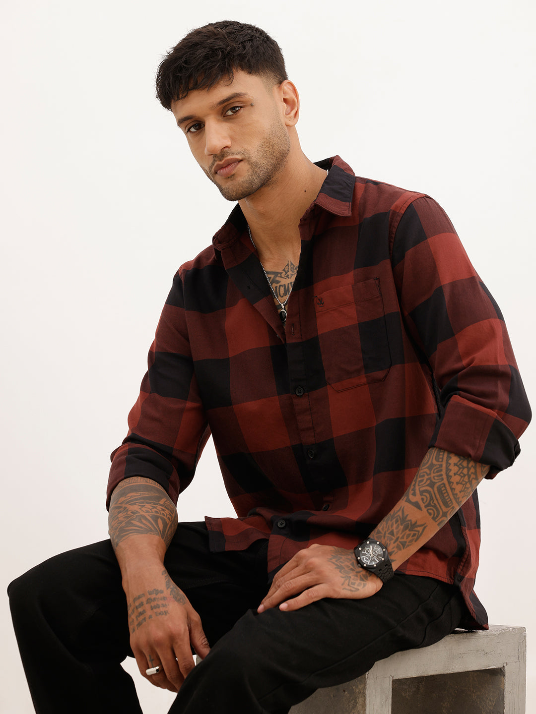 Regular fit Checked Shirt